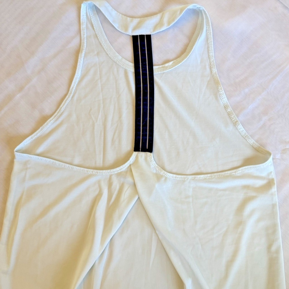 Athleta Womens Small Pale Mint Green Draped Open Back Performance Tank Top Light - Picture 2 of 9